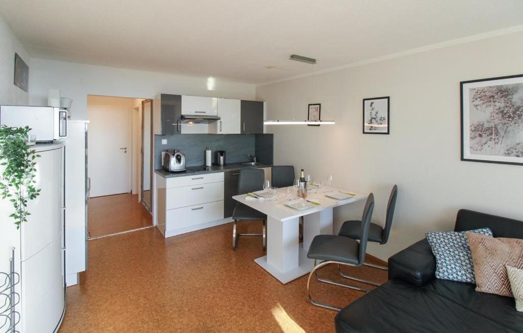Kuchyň nebo kuchyňský kout v ubytování 2-Raum Appartement Saxo