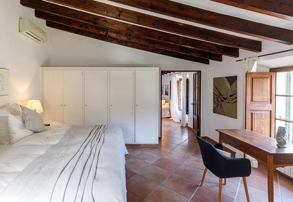 Posteľ alebo postele v izbe v ubytovaní Finca Can Coll Boutique Country House - Adults Only