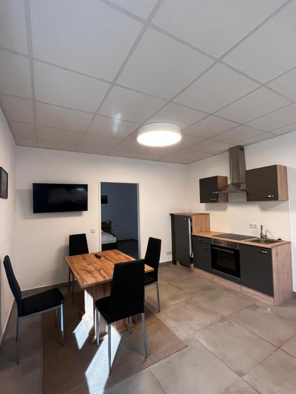 Kuchyň nebo kuchyňský kout v ubytování AIS Center