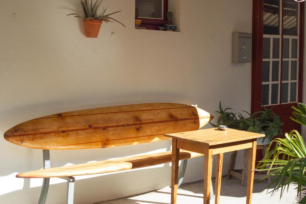 Posezení v ubytování L'escale Surf Hostel - Auberge de jeunesse