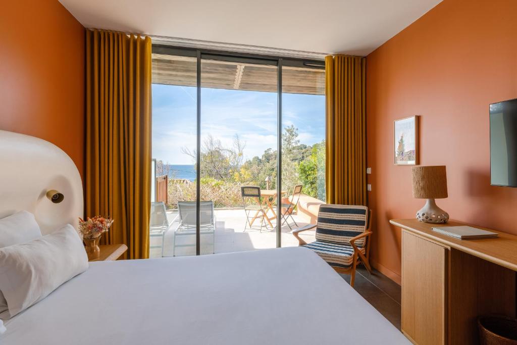 Les Terrasses du Bailli - Deluxe Tuinkamer Met Uitzicht Op Het Terraszee