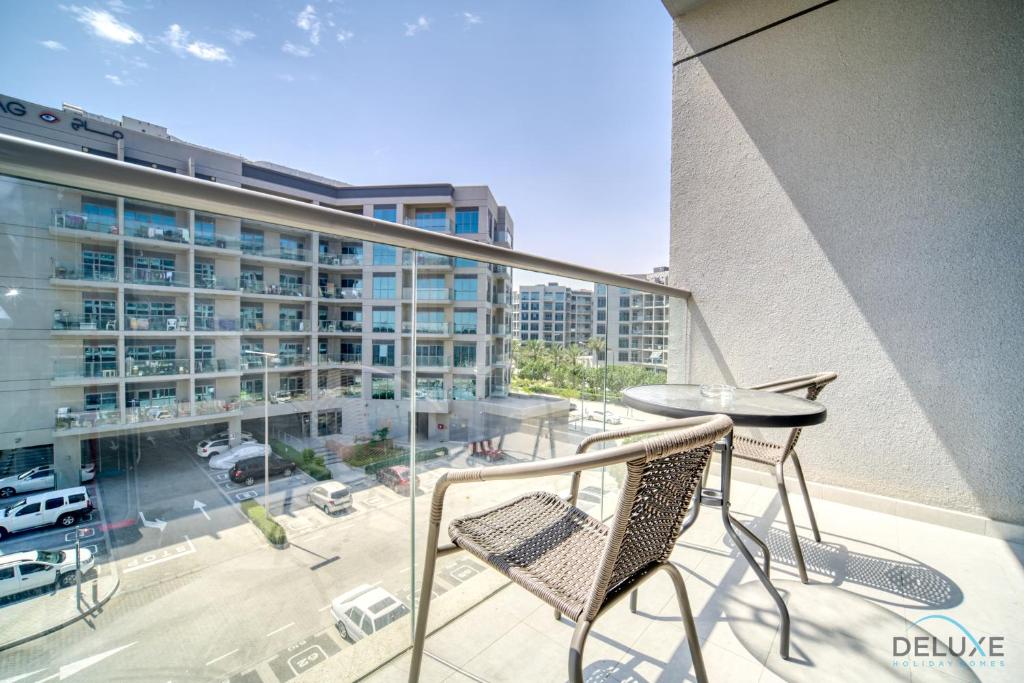 Balkón nebo terasa v ubytování Classic 1BR at MAG 510 Dubai South by Deluxe Holiday Homes