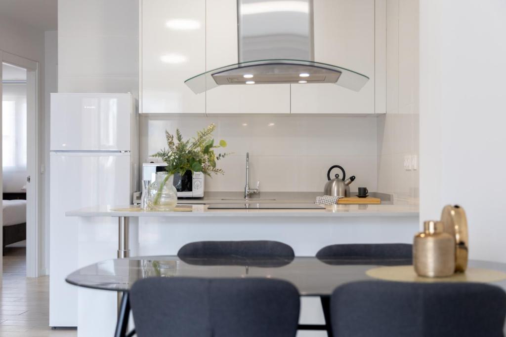 Kuchyň nebo kuchyňský kout v ubytování INSIDEHOME Ciudad de Valladolid