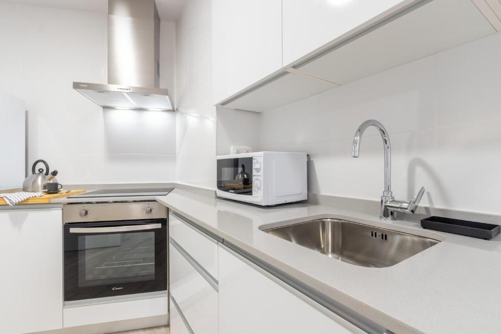 Kuchyň nebo kuchyňský kout v ubytování INSIDEHOME Ciudad de Valladolid
