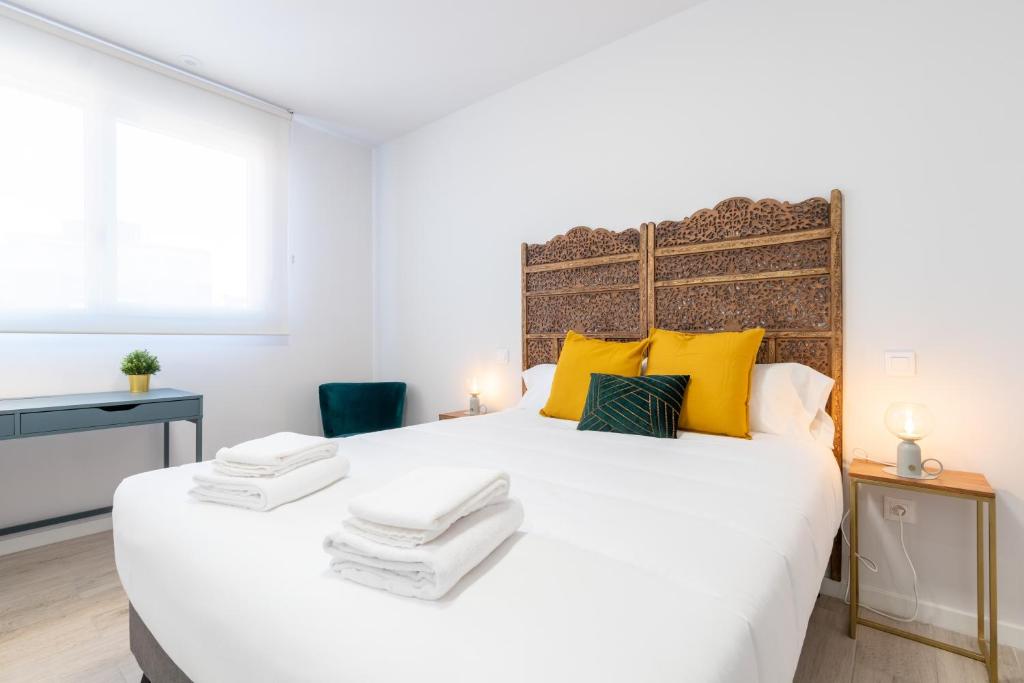 Postel nebo postele na pokoji v ubytování INSIDEHOME Ciudad de Valladolid