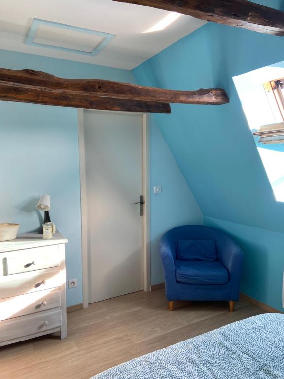 Posedenie v ubytovaní Notre petite maison dans la prairie