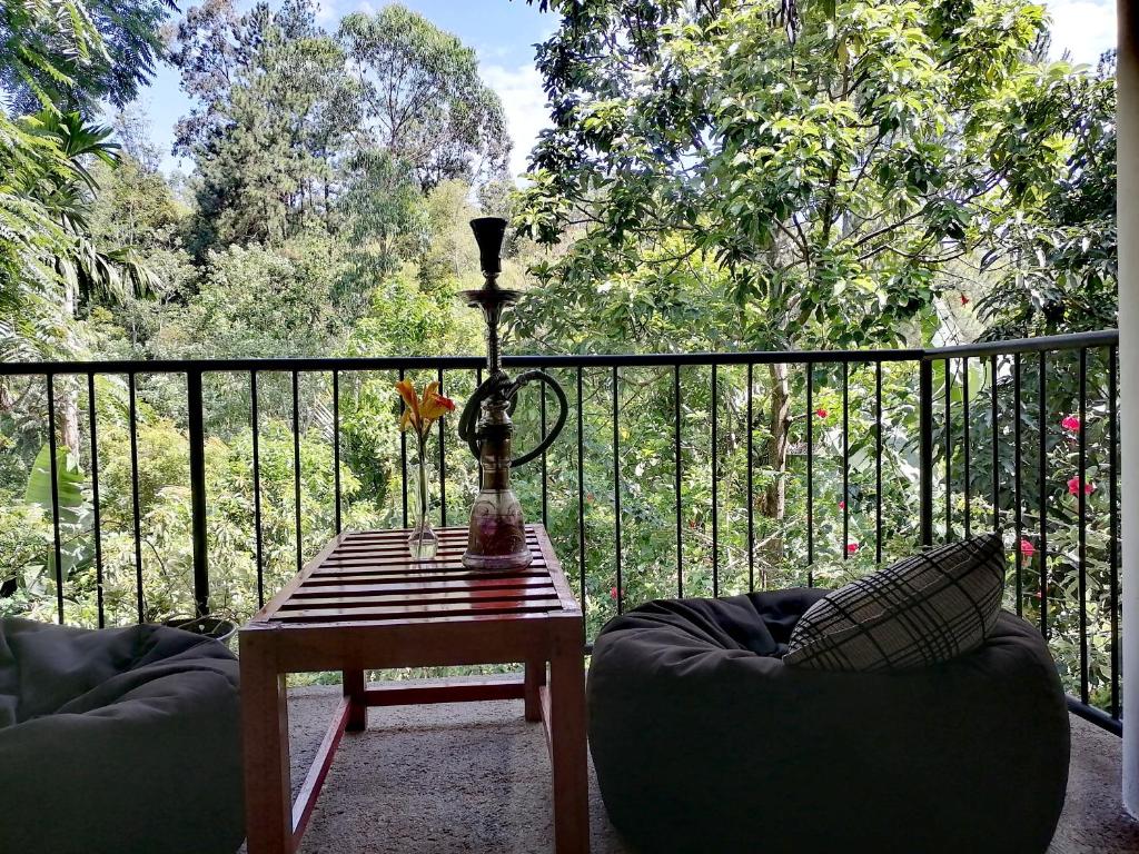 Balkón nebo terasa v ubytování Tantra Ella Lodge
