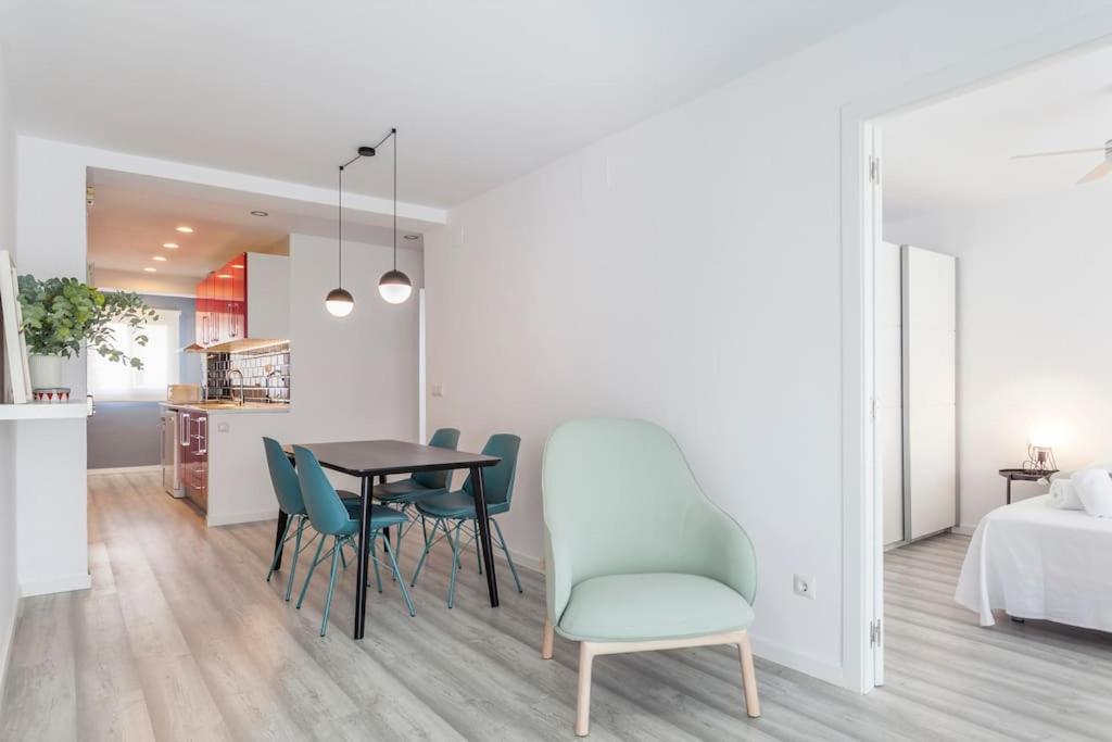 Postel nebo postele na pokoji v ubytování Fantástico apartamento junto al mar
