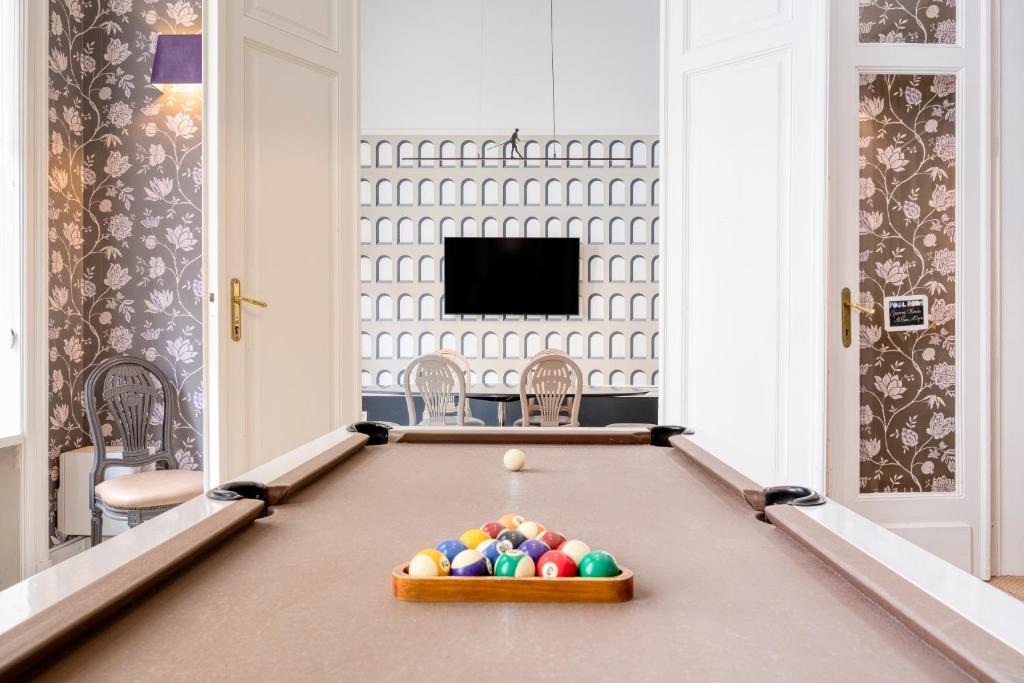 TV a/nebo společenská místnost v ubytování Hotel Made In Louise