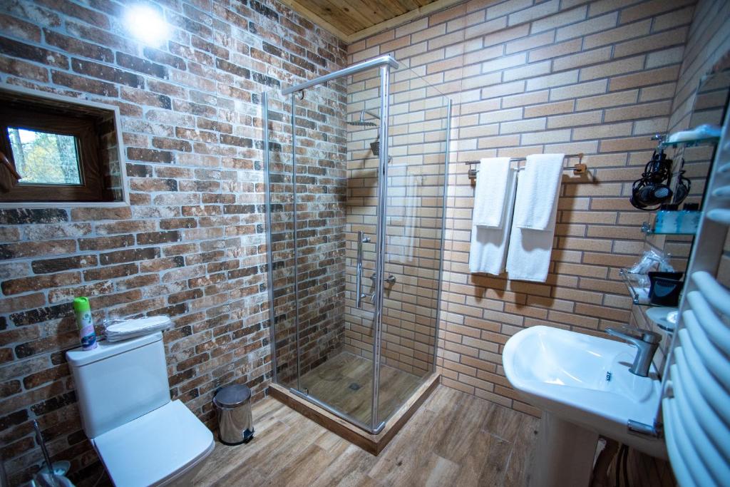 Ванная комната в Haghartsin Hotel and Restaurant