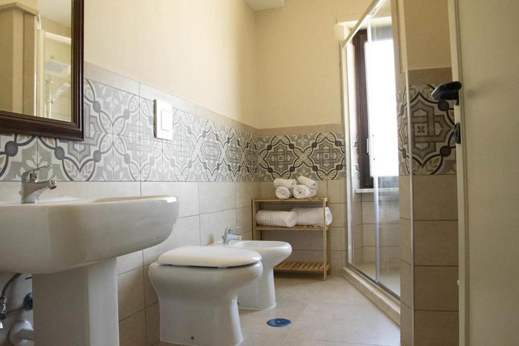 Koupelna v ubytování Hotel Terme Sant'Egidio