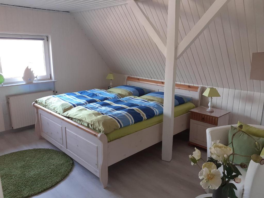 Postel nebo postele na pokoji v ubytování *Davids - Ferienwohnung