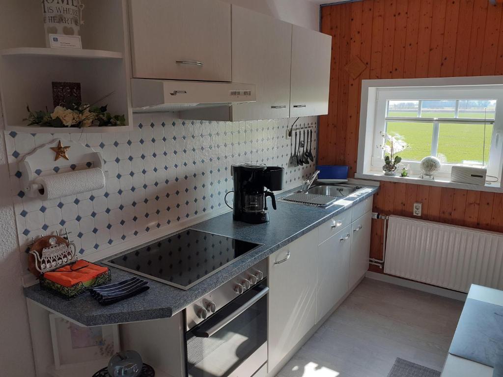 Kuchyň nebo kuchyňský kout v ubytování *Davids - Ferienwohnung