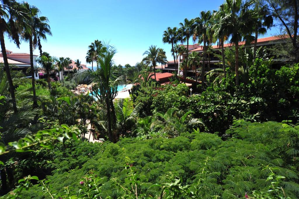 Vonkajšia záhrada v ubytovaní Hotel Parque Tropical