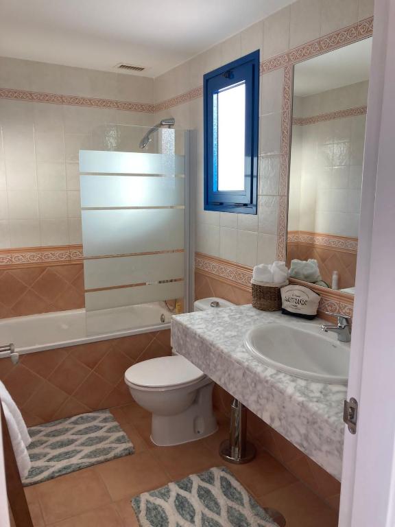 A bathroom at Lugar del Sol
