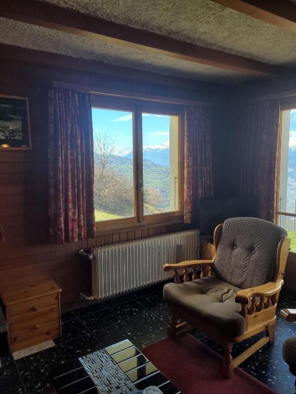 La Crettaz app dans chalet - SUNNY apartment 6 p - Resim 10