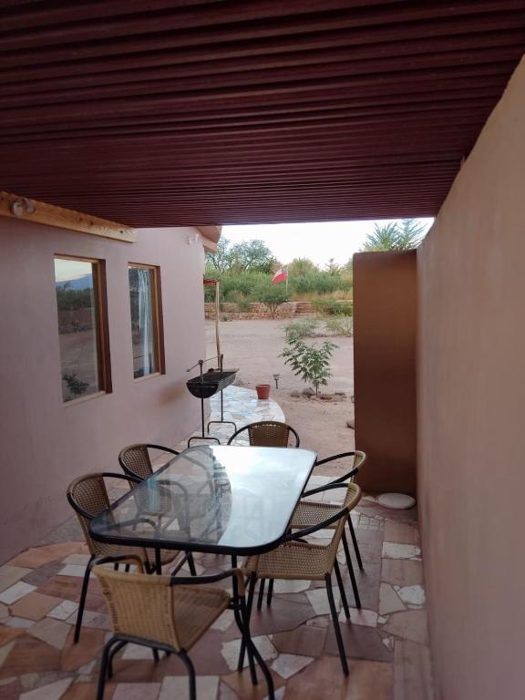 Patio nebo venkovní prostory v ubytování Cabañas Larache