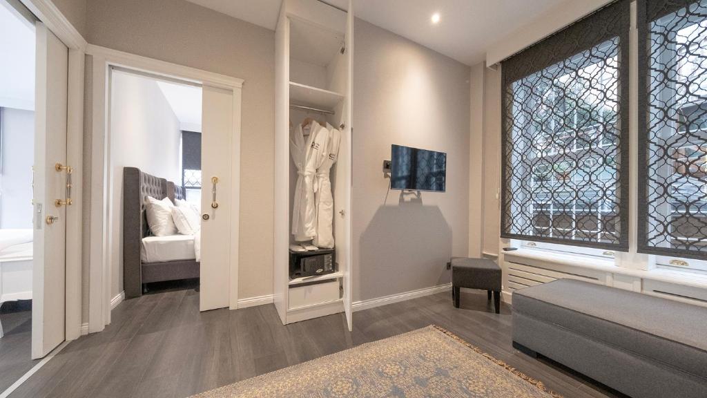 Voodi või voodid majutusasutuse Loop Hotel Bosphorus İstanbul toas