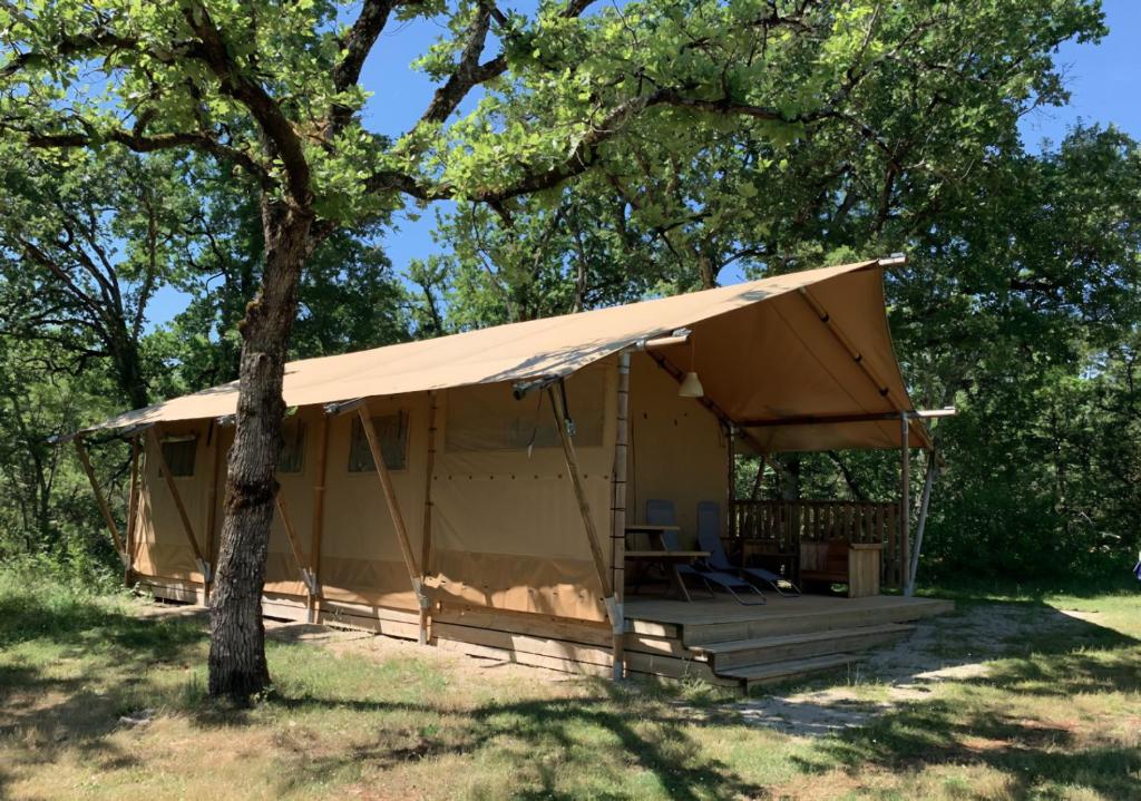 Zahrada ubytování Lodges du Bois Dodo