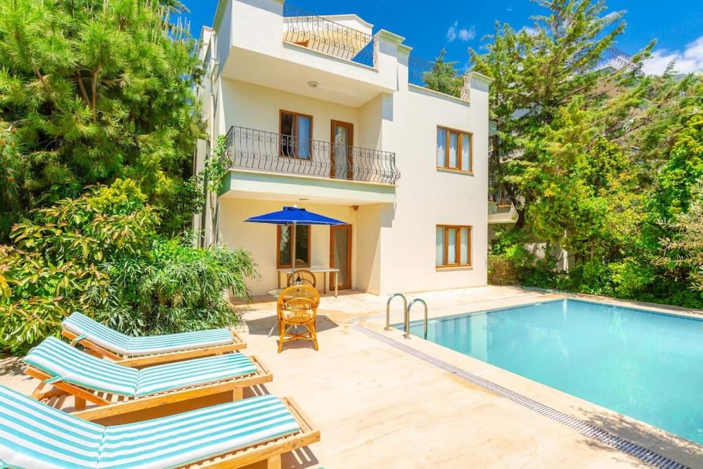 Sea View Villa with Private Pool Hebessos Kalkan ID:402