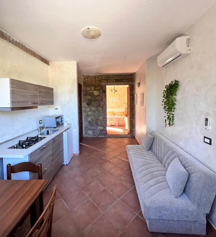Kuchyň nebo kuchyňský kout v ubytování Resort Umbria Spa