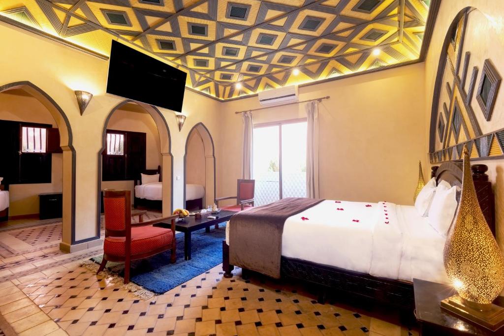 Postel nebo postele na pokoji v ubytování Albakech Boutique Hôtel & Spa