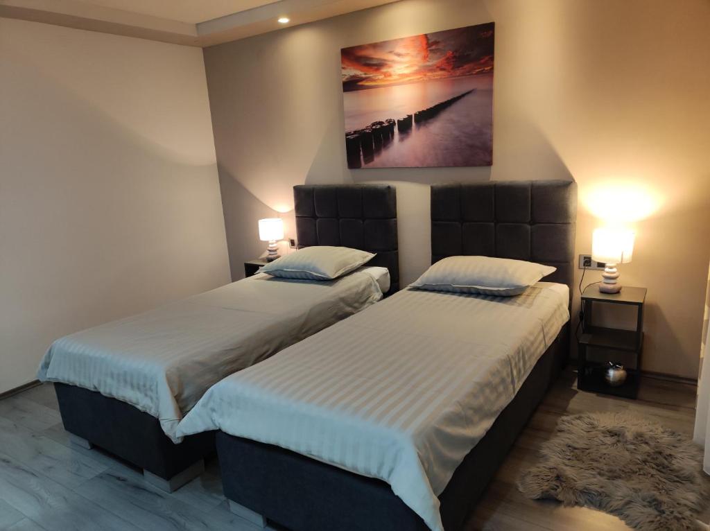 Posteľ alebo postele v izbe v ubytovaní Apartments Lara - Split Croatia