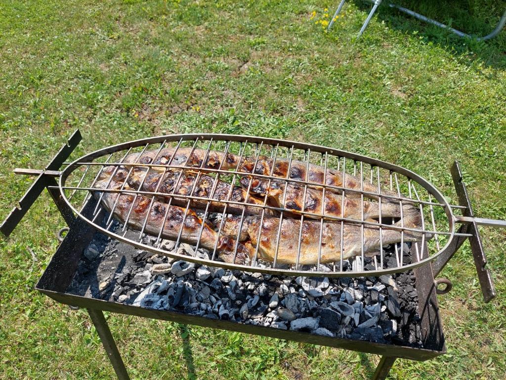 Gril dostupný pro hosty v prázdninového domu