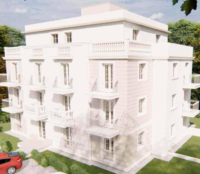 El edificio en el que está el departamento