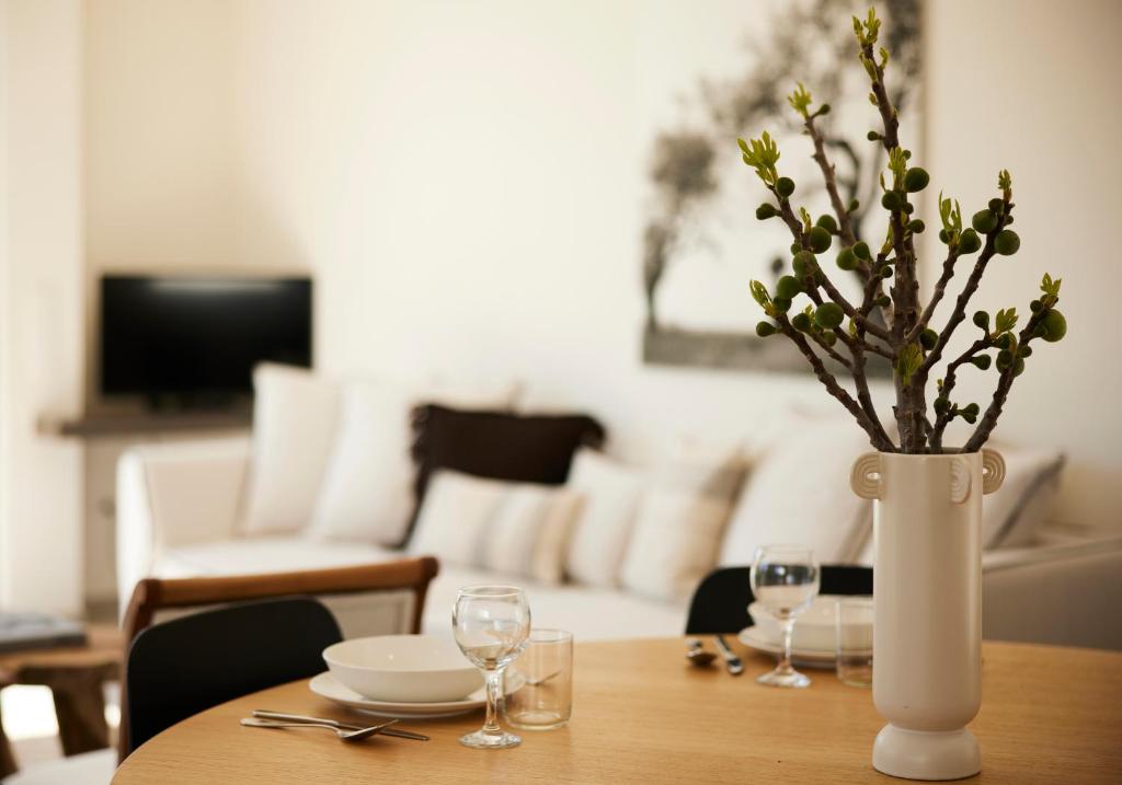 TV a/nebo společenská místnost v ubytování Arbora Olea Luxury Resort