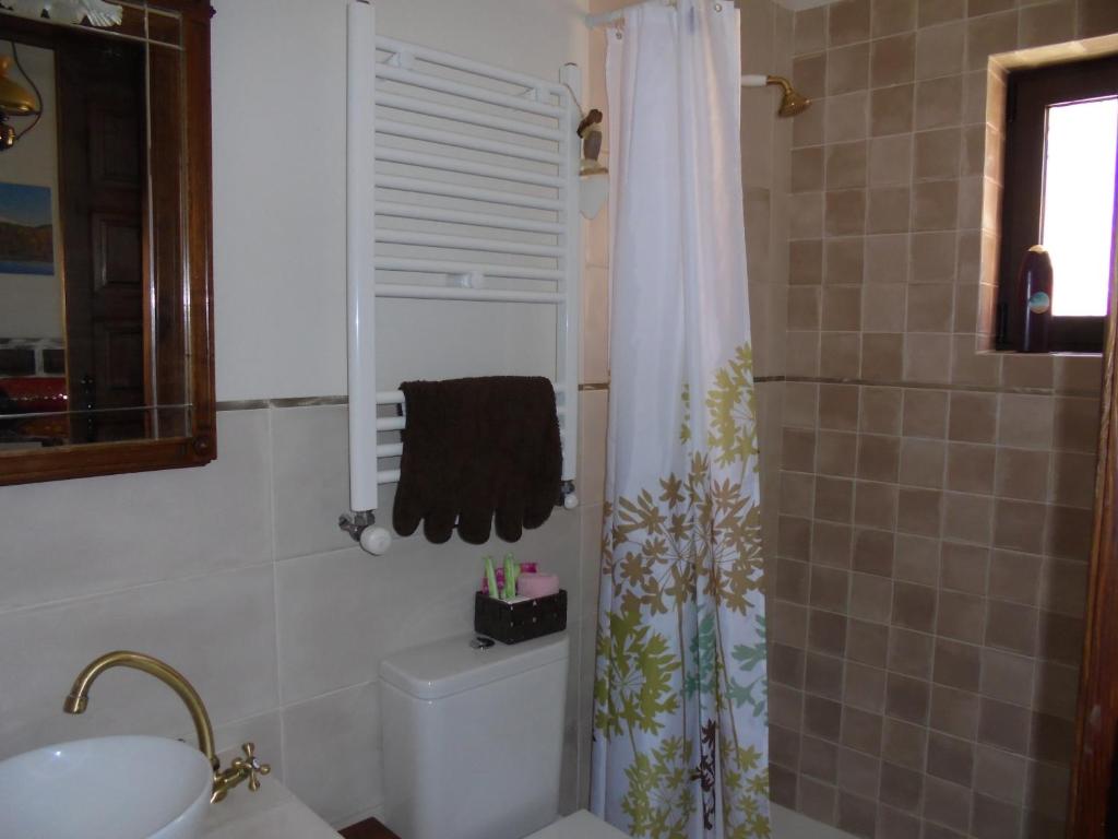 A bathroom at Casa rural Cal Fuster Experience