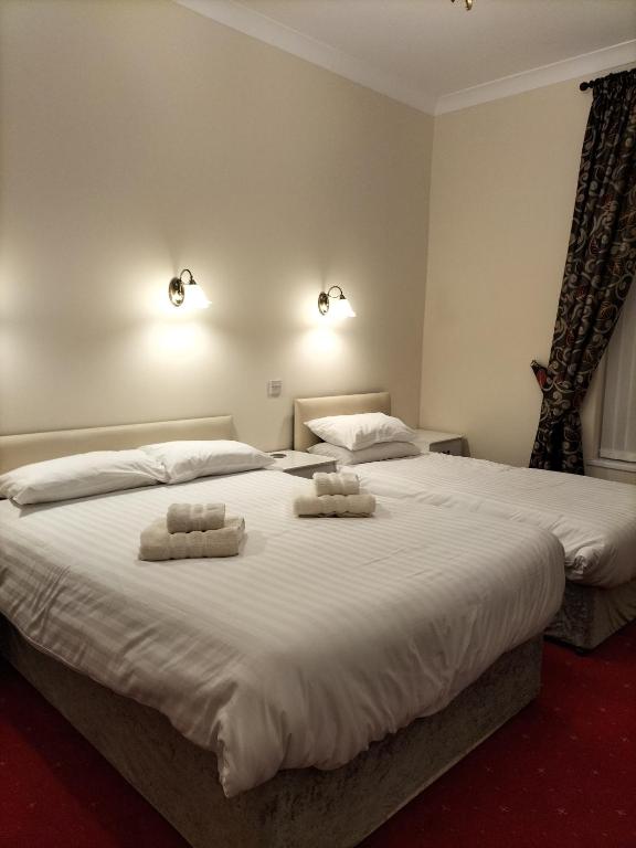 Postel nebo postele na pokoji v ubytování Viking Hotel