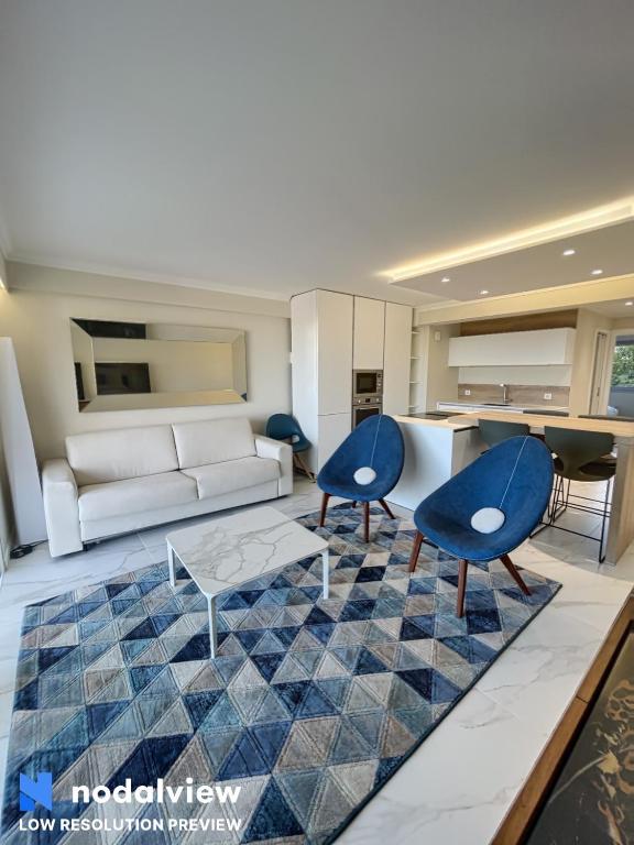 Posedenie v ubytovaní Cannes Appartement 3 pièces vue mer