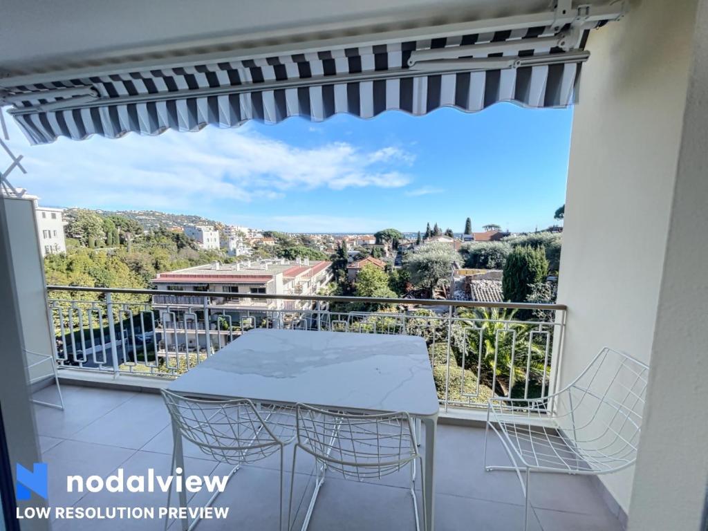 Balkón alebo terasa v ubytovaní Cannes Appartement 3 pièces vue mer