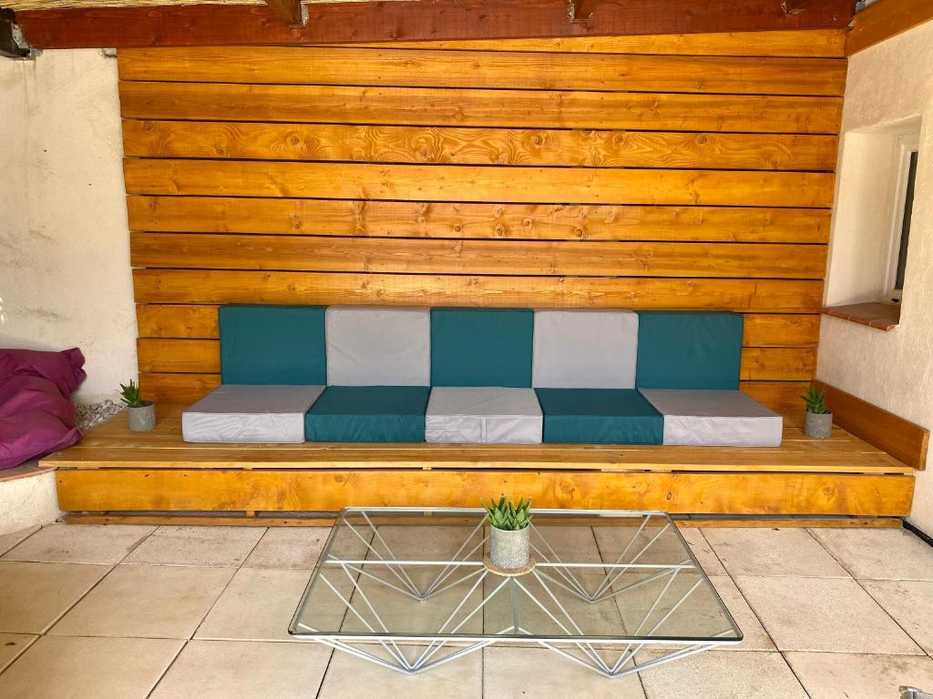 Posezení v ubytování Appartement