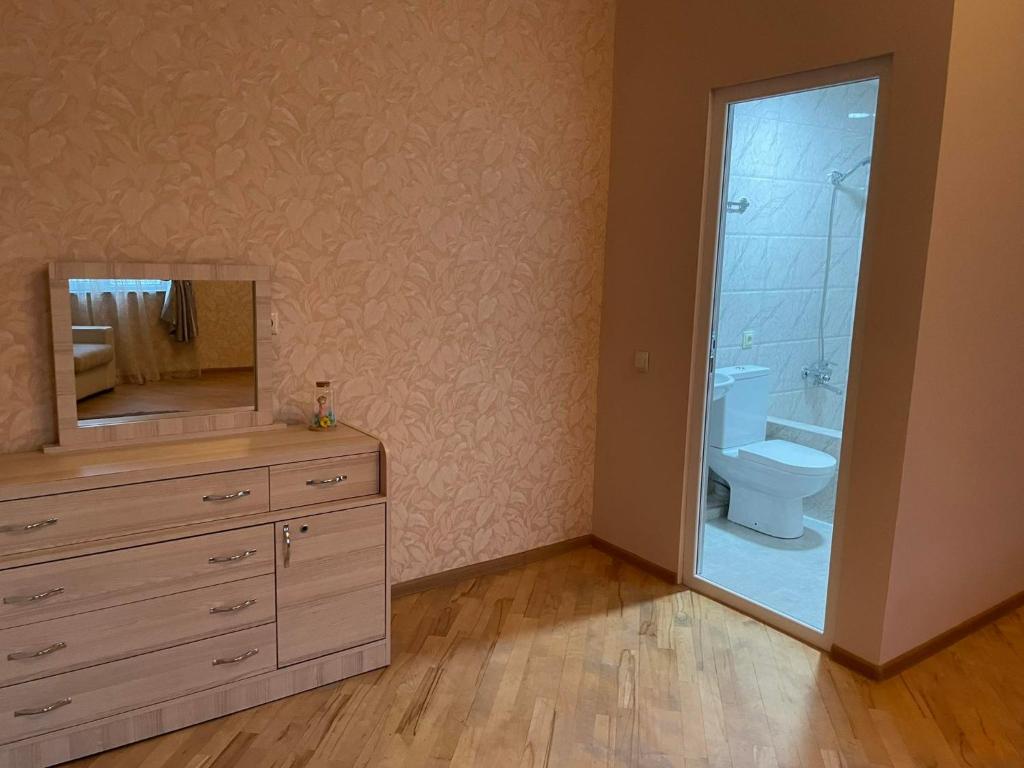 Koupelna v ubytování Sisi Guest House
