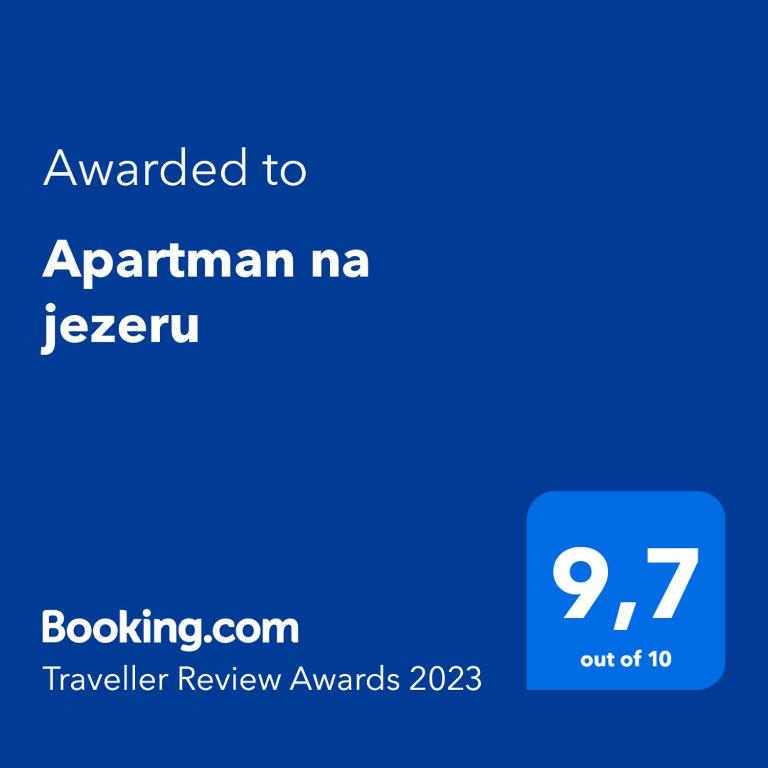 Certyfikat, podpis lub inny dokument wystawiony w obiekcie Apartman na jezeru