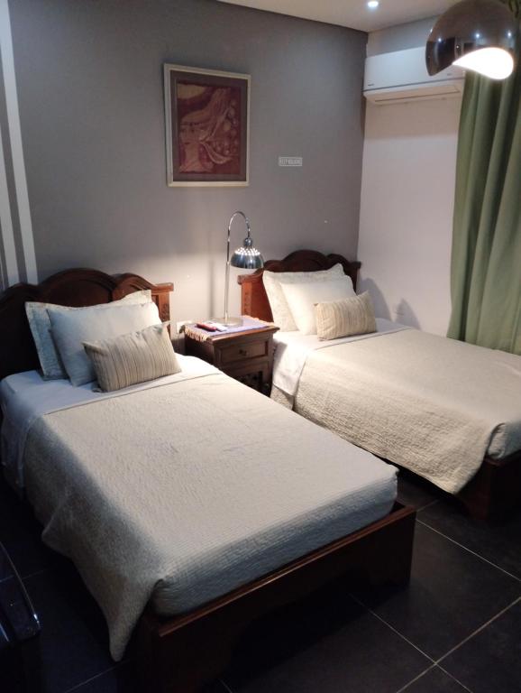 Postel nebo postele na pokoji v ubytování Nuestra habitación