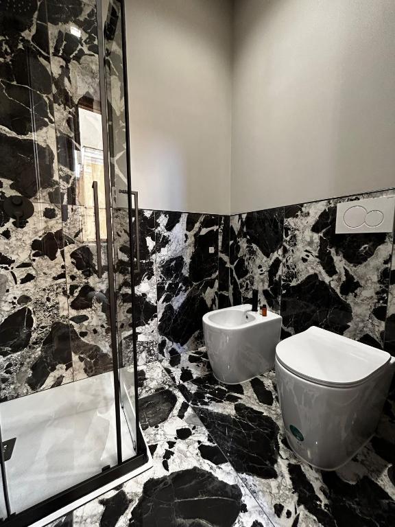 Koupelna v ubytování Il Vicolo B&B GIUBILEO