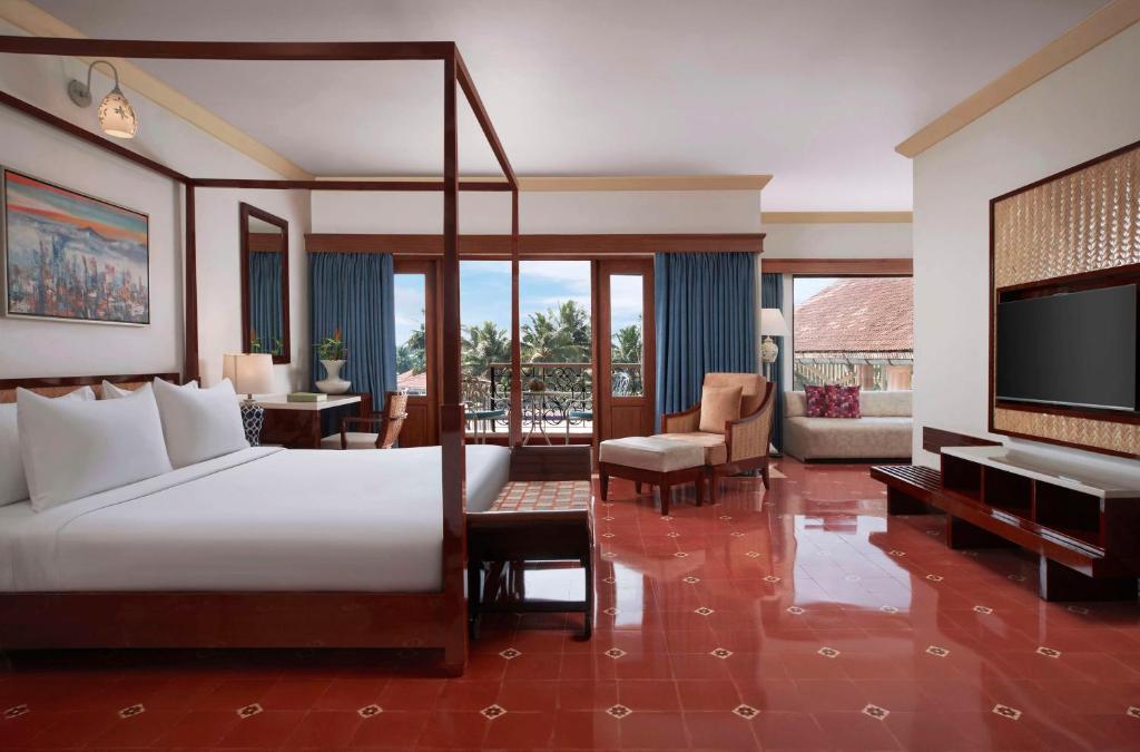 Postel nebo postele na pokoji v ubytování Radisson Blu Resort, Goa