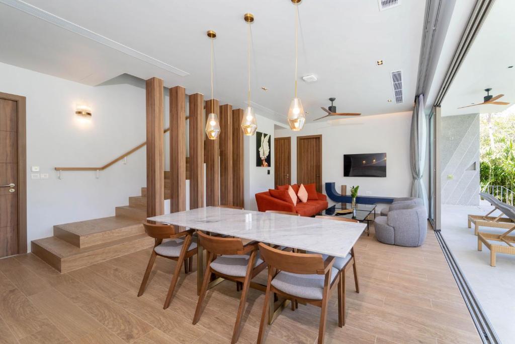 Posezení v ubytování Himmapana Villas - Hills