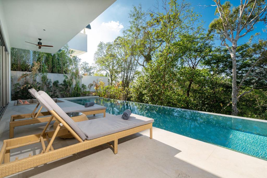 Bazén v ubytování Himmapana Villas - Hills nebo v jeho okolí
