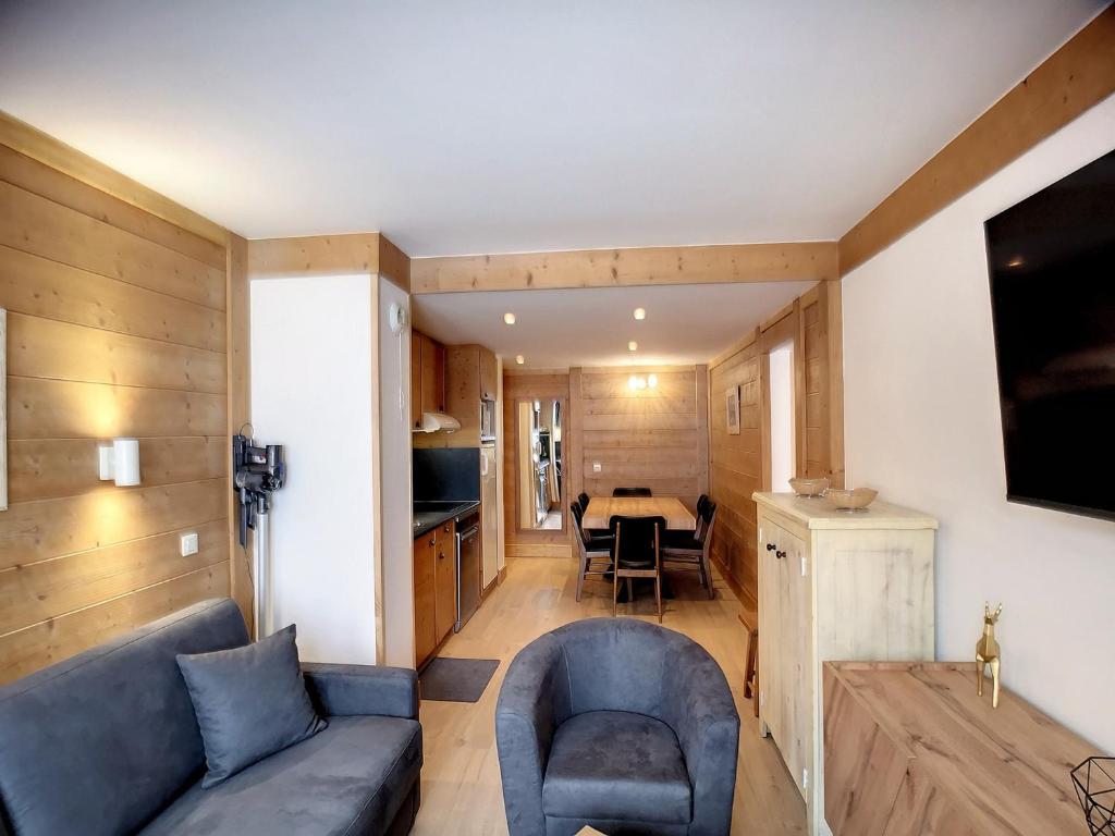 Posedenie v ubytovaní Spacieux 3 pièces cabine, 6 pers, 62m² aux pieds des pistes, Les Bruyères, Les Menuires - FR-1-178-359