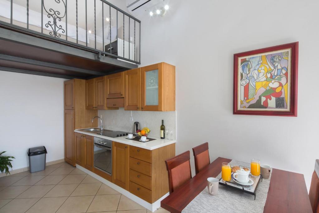 Kuchyň nebo kuchyňský kout v ubytování Spa Resort Bečići