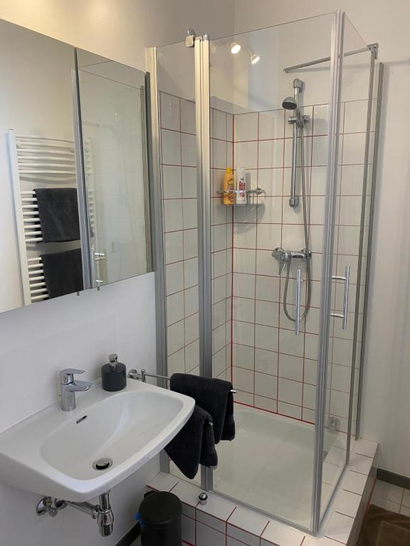 Koupelna v ubytování Gästezimmer Sophie