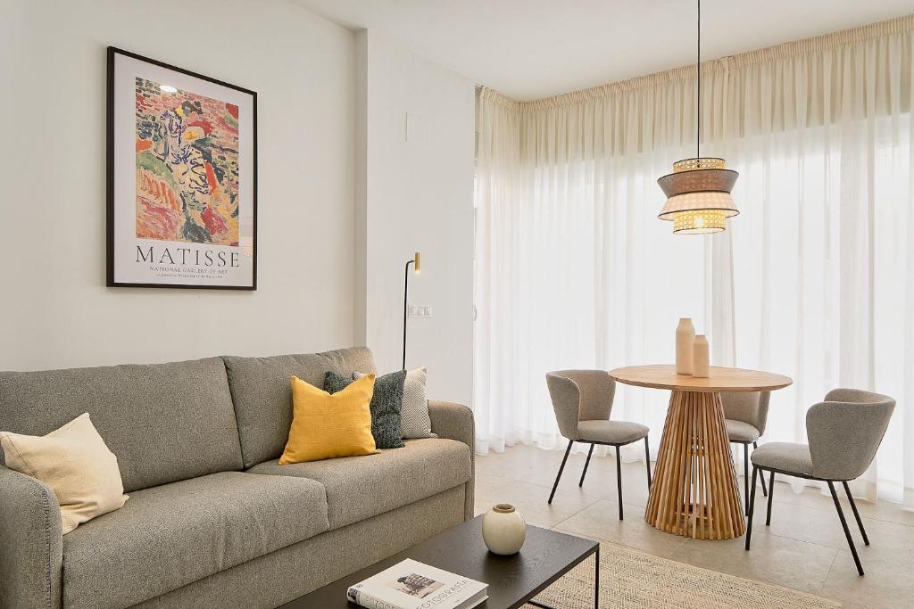 Posezení v ubytování Soho Apartments in Malaga by Solaga Holiday Homes