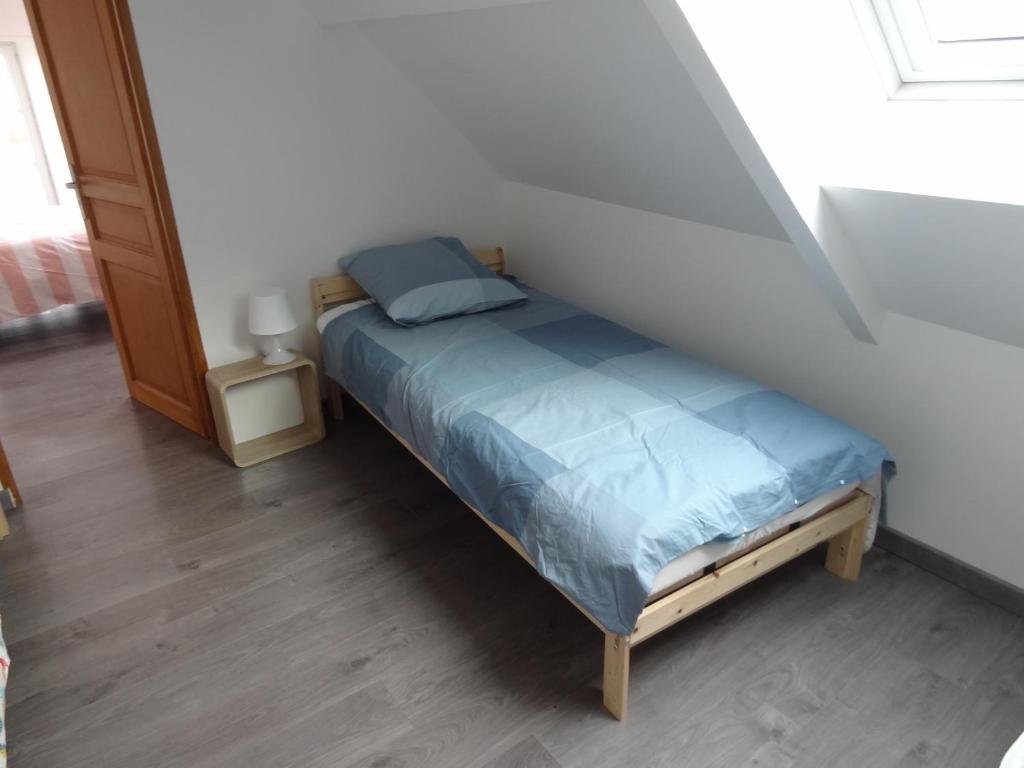Posteľ alebo postele v izbe v ubytovaní Gîte de l Alouette (3 Etoiles)