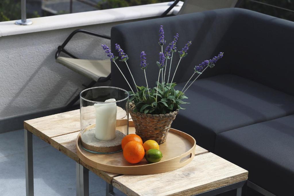Ein Sitzbereich in der Unterkunft Villa Belvedere apartment 4