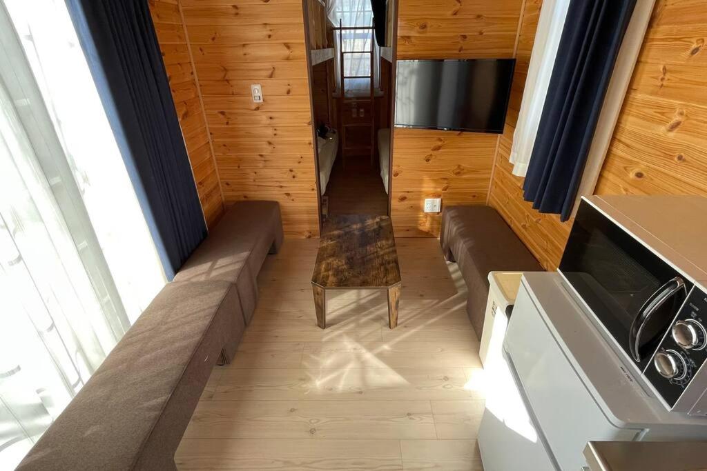 Kuchyň nebo kuchyňský kout v ubytování 富士山下Trailer House-B