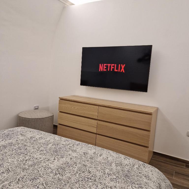 TV a/nebo společenská místnost v ubytování B&B Il Rosone